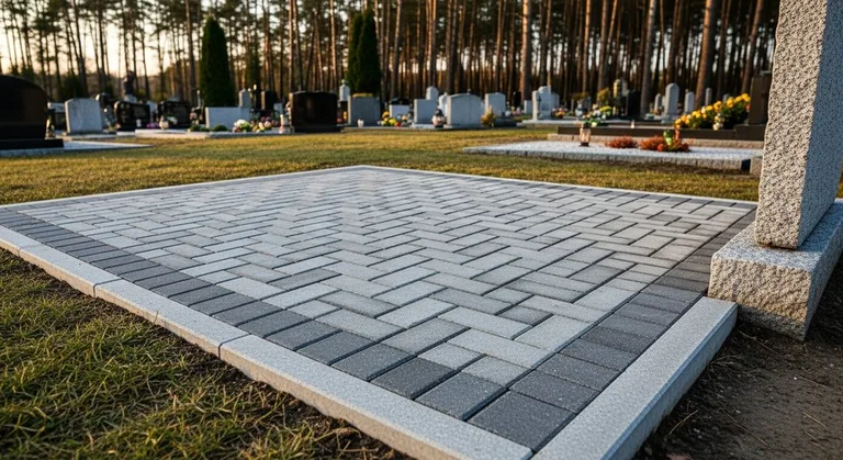 Мощение семейного захоронения, образец ПМ017 в Ульяновске