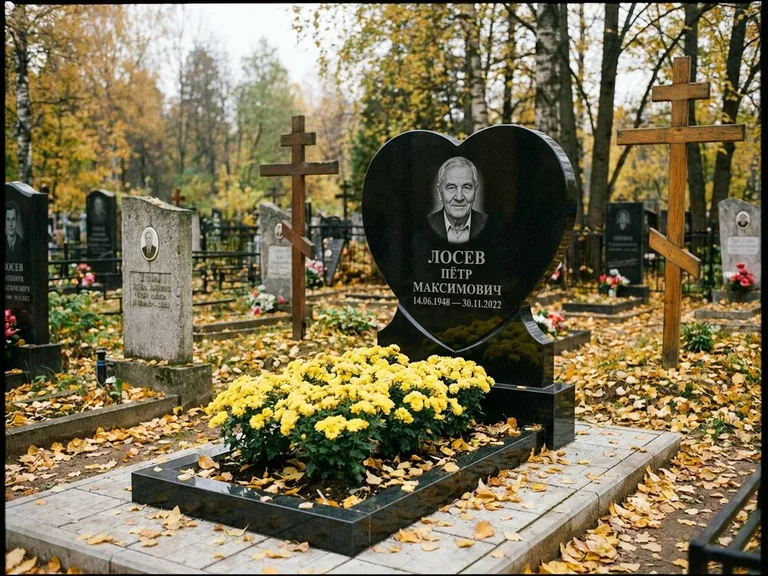 Керамический портрет пожилой женщины в Ульяновске
