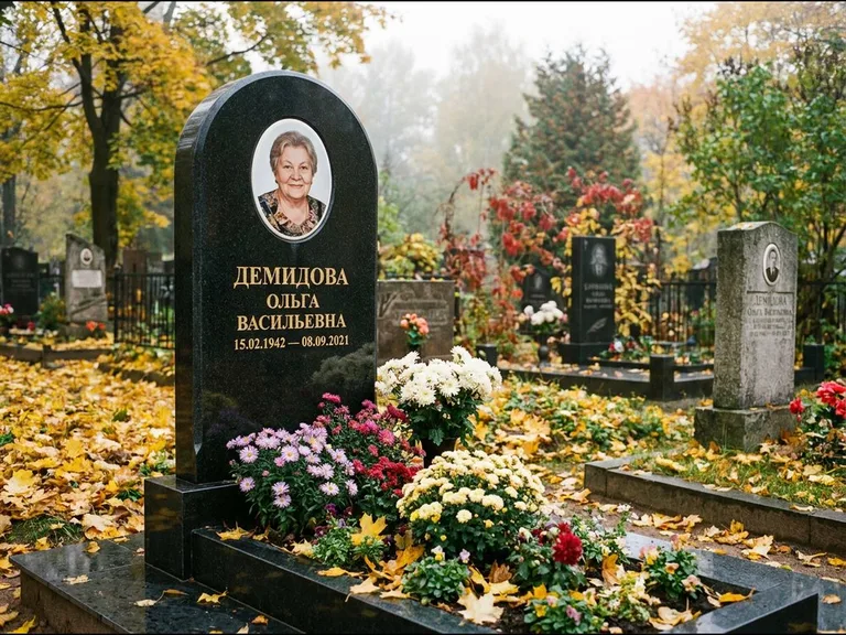 Керамический овал на стеле в Ульяновске
