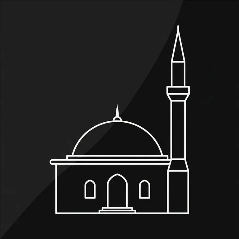 Эскиз: Одноминаретная — скромный силуэт сельской мечети в Ульяновске