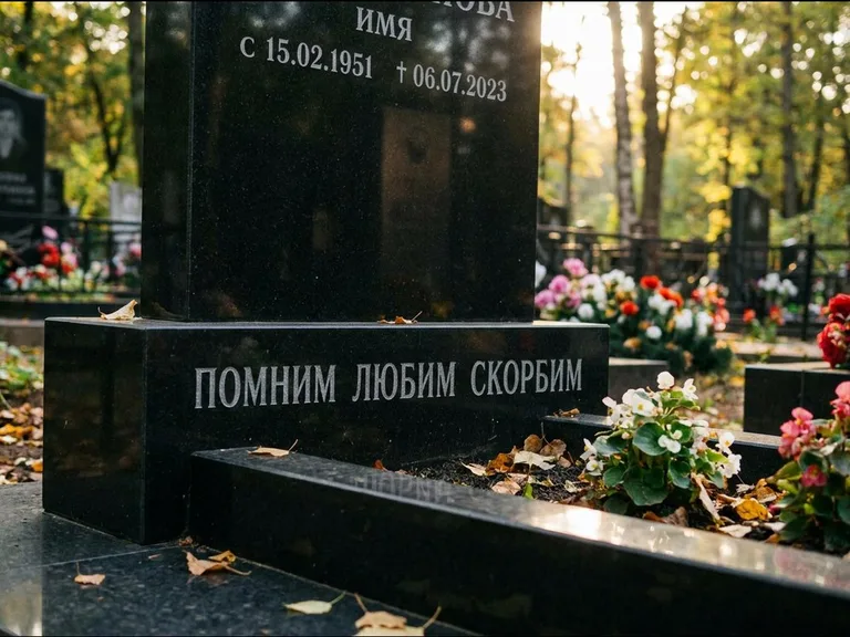 Эпитафия — гравировка с выездом на кладбище в Ульяновске