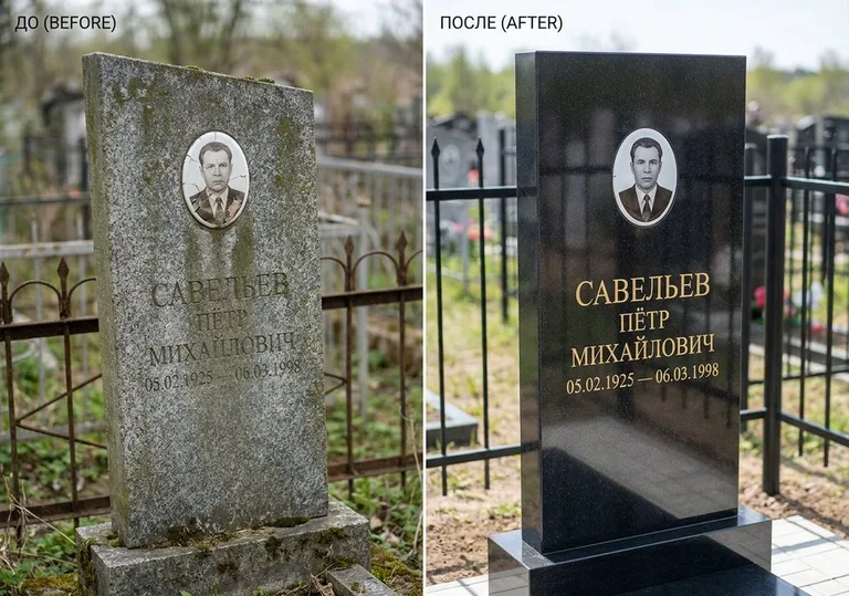 Комплексная реставрация старого памятника: до и после в Ульяновске