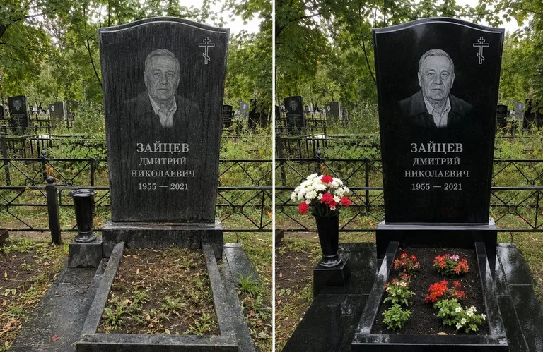 Уборка комплекса со скамьёй и плиткой до и после в Ульяновске
