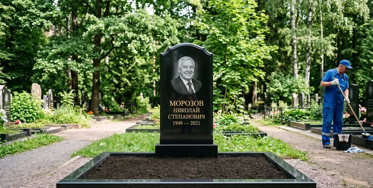 Уборка могил на кладбище в Ульяновске — наведение порядка, мойка памятника, благоустройство участка