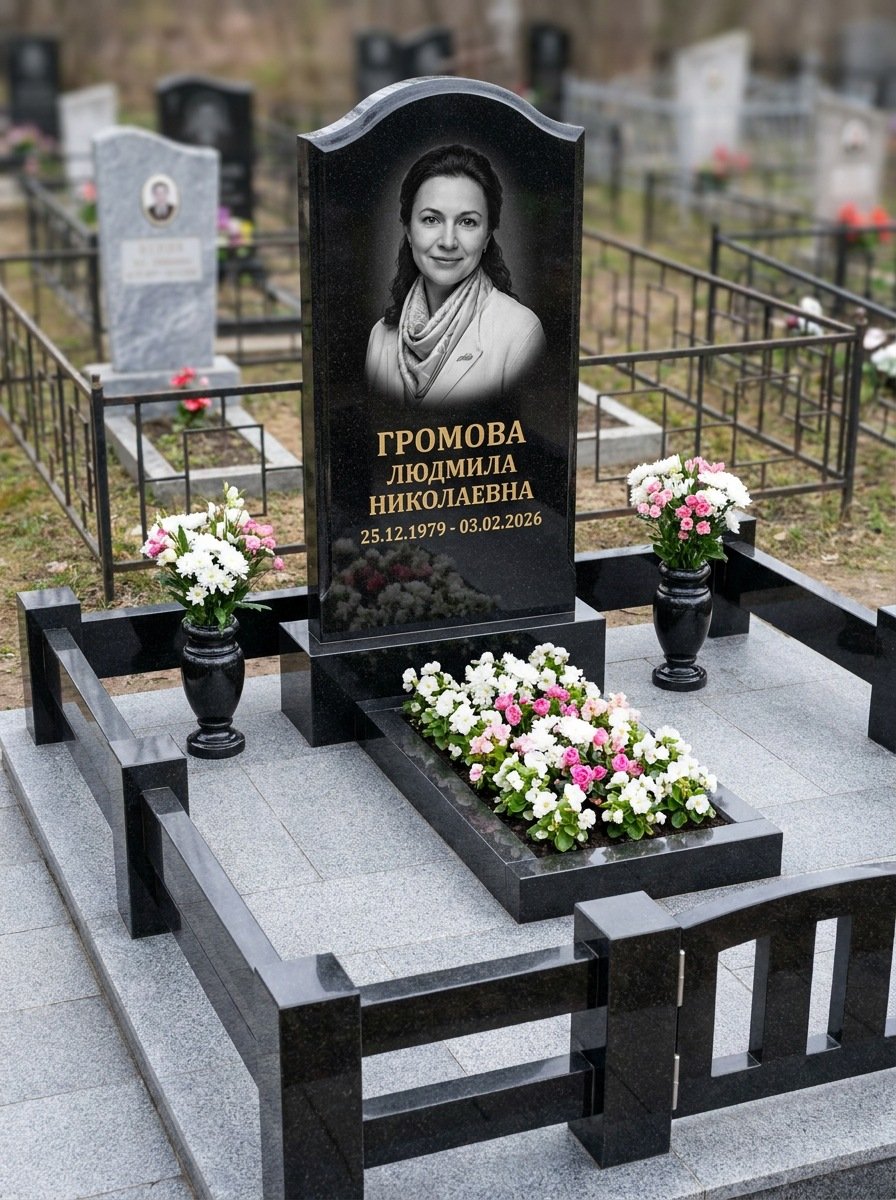 Портрет на памятнике в Ульяновске — Чёрно-белый портрет подготовили под станок — гравировка на стеле