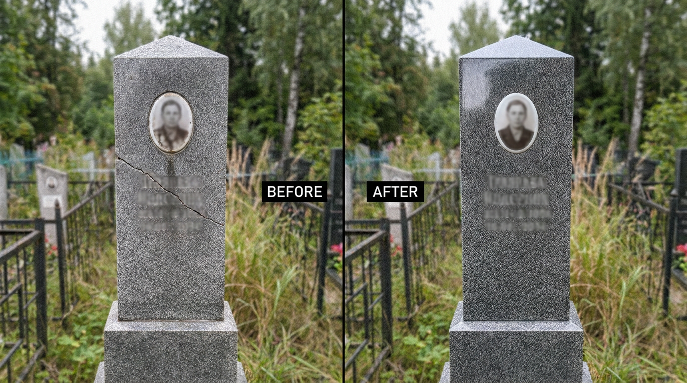 Реставрация памятника в Ульяновске — пример 4