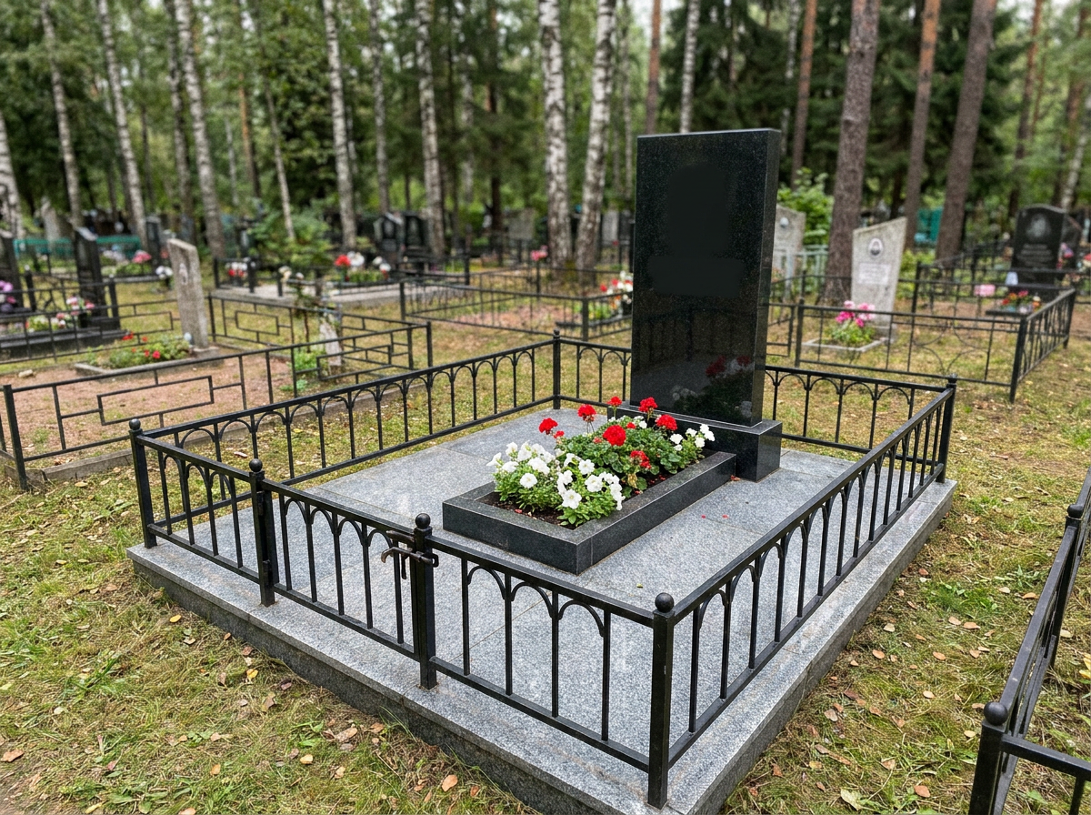 Уборка могилы в Ульяновске — пример 3