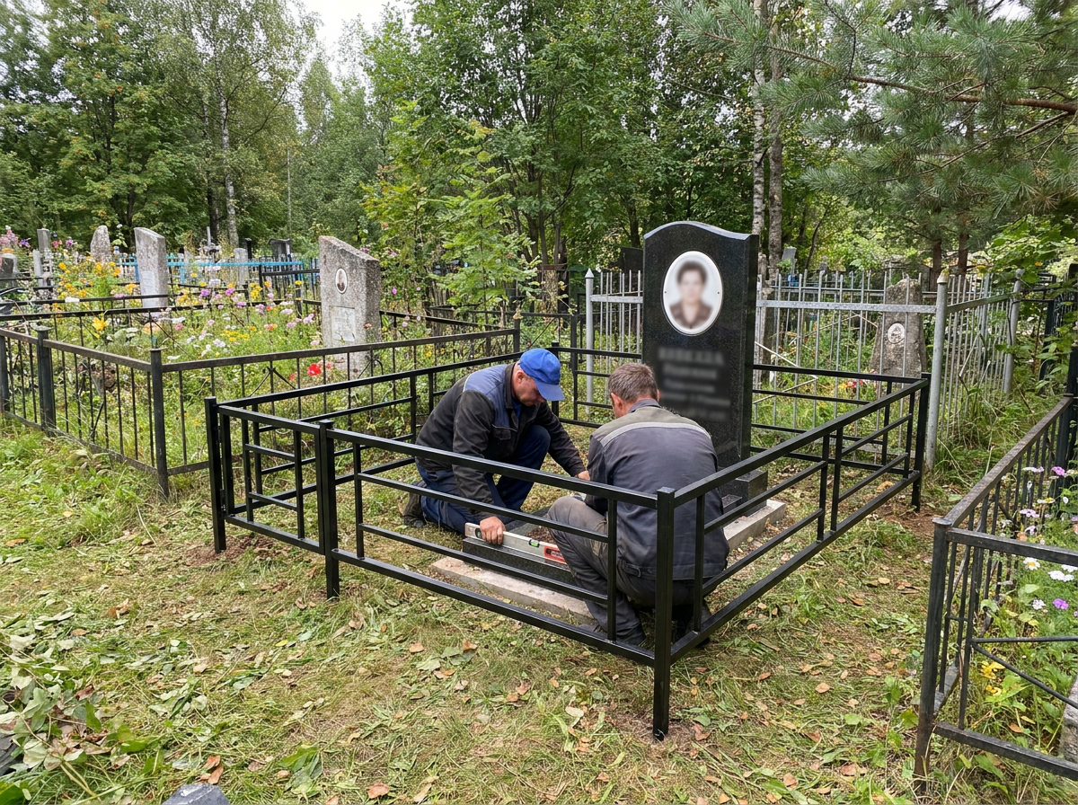 Установка ограды в Ульяновске — пример 3