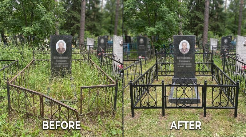 Установка ограды в Ульяновске — пример 2