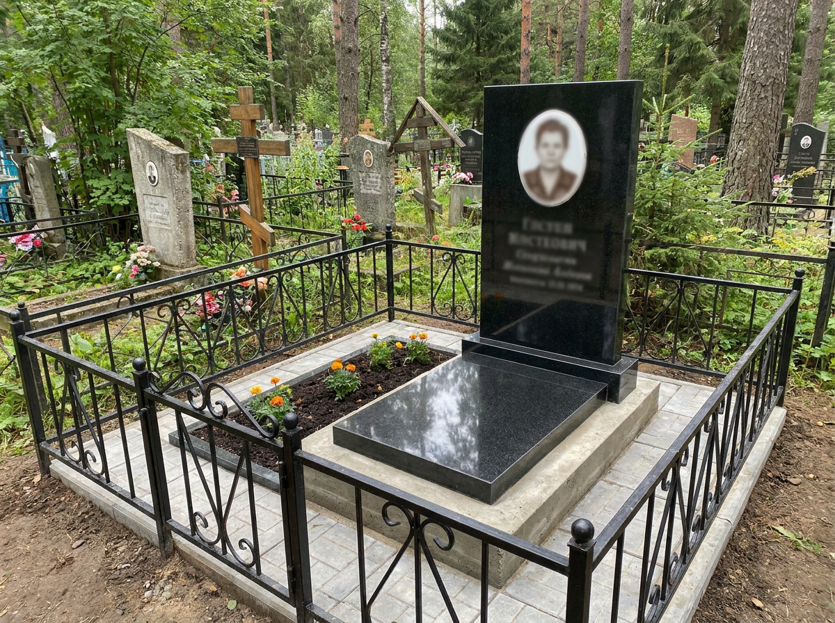 Установка памятника в Ульяновске — пример 4